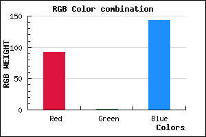 rgb background color #5C018F mixer