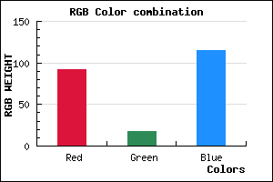 rgb background color #5C1173 mixer