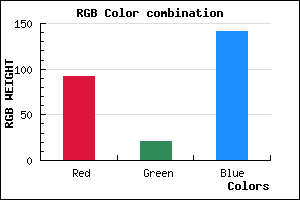 rgb background color #5C158D mixer