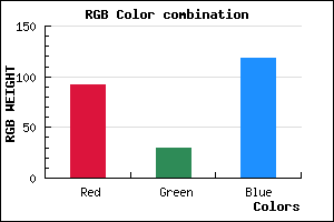 rgb background color #5C1E76 mixer