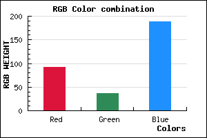 rgb background color #5C24BC mixer