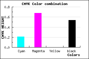 #5C2575 color CMYK mixer