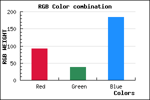 rgb background color #5C26B8 mixer