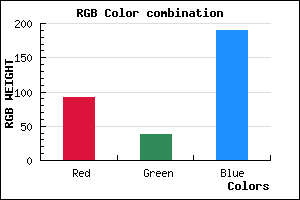 rgb background color #5C26BE mixer