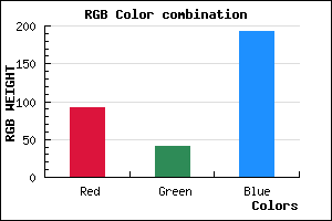 rgb background color #5C29C0 mixer