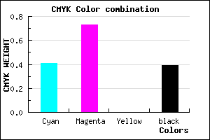 #5C2A9C color CMYK mixer
