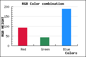 rgb background color #5C2BBD mixer