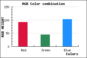 rgb background color #5C2D67 mixer