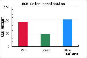 rgb background color #5C2E66 mixer