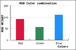 rgb background color #5C396F mixer