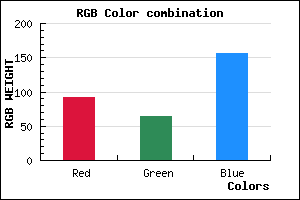 rgb background color #5C409C mixer
