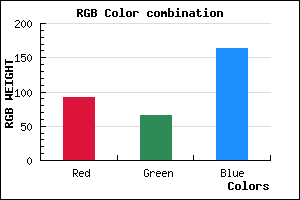 rgb background color #5C41A4 mixer