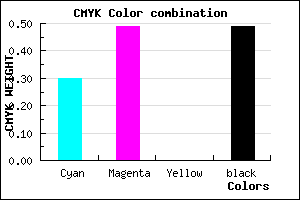 #5C4383 color CMYK mixer