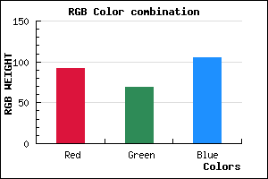 rgb background color #5C4569 mixer