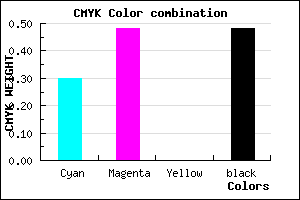 #5C4584 color CMYK mixer