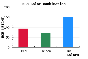 rgb background color #5C4597 mixer