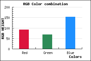 rgb background color #5C4599 mixer