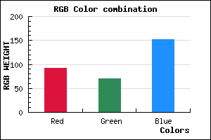 rgb background color #5C4698 mixer