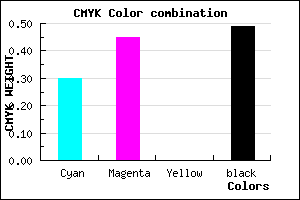 #5C4883 color CMYK mixer