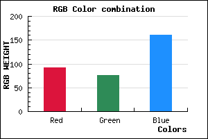 rgb background color #5C4CA0 mixer