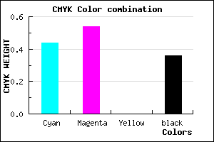 #5C4CA4 color CMYK mixer