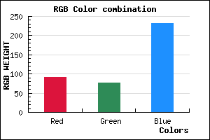 rgb background color #5C4CE7 mixer