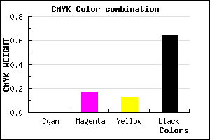 #5C4C50 color CMYK mixer