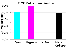 #5C4D9B color CMYK mixer