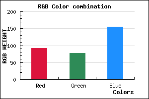 rgb background color #5C4D9B mixer