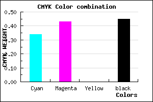 #5C508C color CMYK mixer