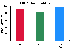 rgb background color #5C5161 mixer