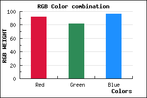 rgb background color #5C5260 mixer