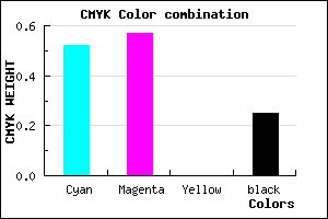 #5C53C0 color CMYK mixer