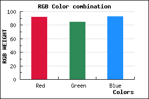rgb background color #5C555D mixer