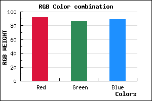 rgb background color #5C5659 mixer