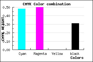 #5C58B0 color CMYK mixer