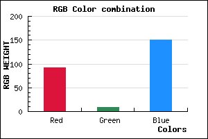 rgb background color #5C0997 mixer