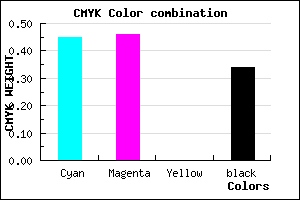 #5C5AA8 color CMYK mixer