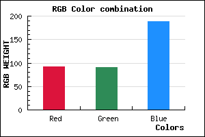 rgb background color #5C5ABC mixer