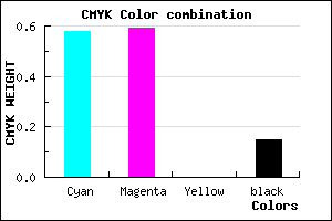 #5C5ADA color CMYK mixer