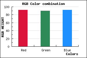 rgb background color #5C5A5C mixer