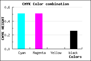 #5C5CBC color CMYK mixer