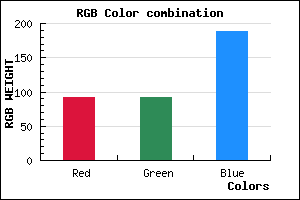 rgb background color #5C5CBC mixer