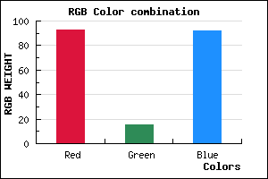 rgb background color #5D0F5C mixer