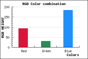 rgb background color #5D1EB8 mixer