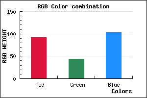 rgb background color #5D2C68 mixer