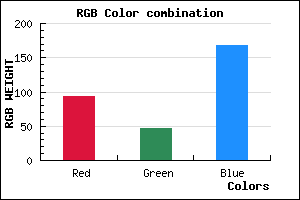 rgb background color #5D2EA8 mixer