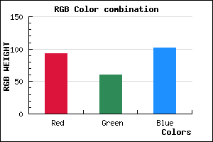 rgb background color #5D3C66 mixer