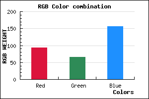 rgb background color #5D419C mixer