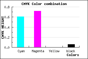 #5D44F0 color CMYK mixer